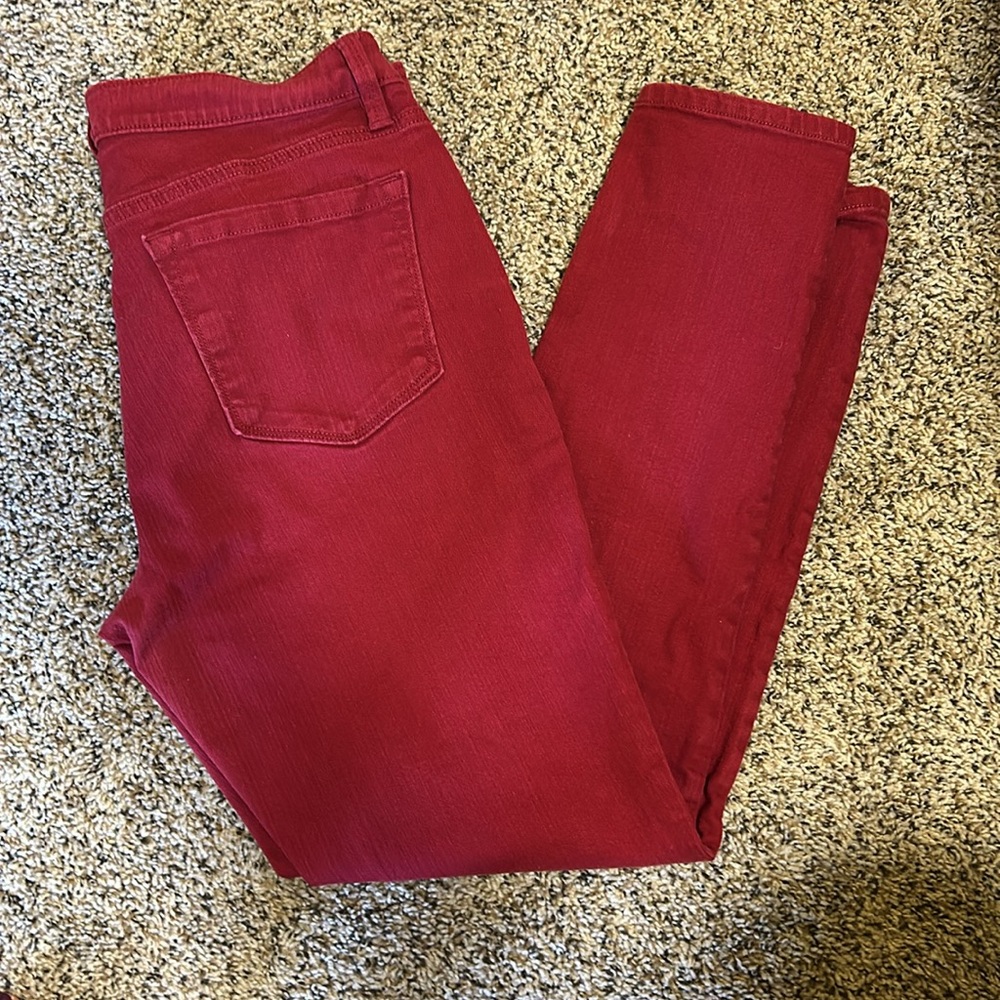 Red Loft Pants
